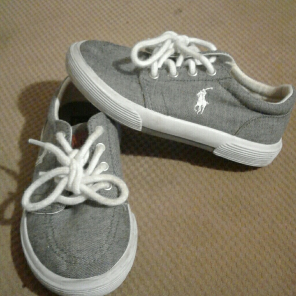 Toddler polo boat shoes